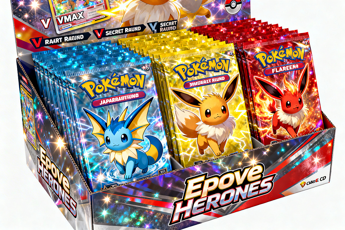 What Comes in an Eevee Heroes Booster Box? Full Contents Breakdown