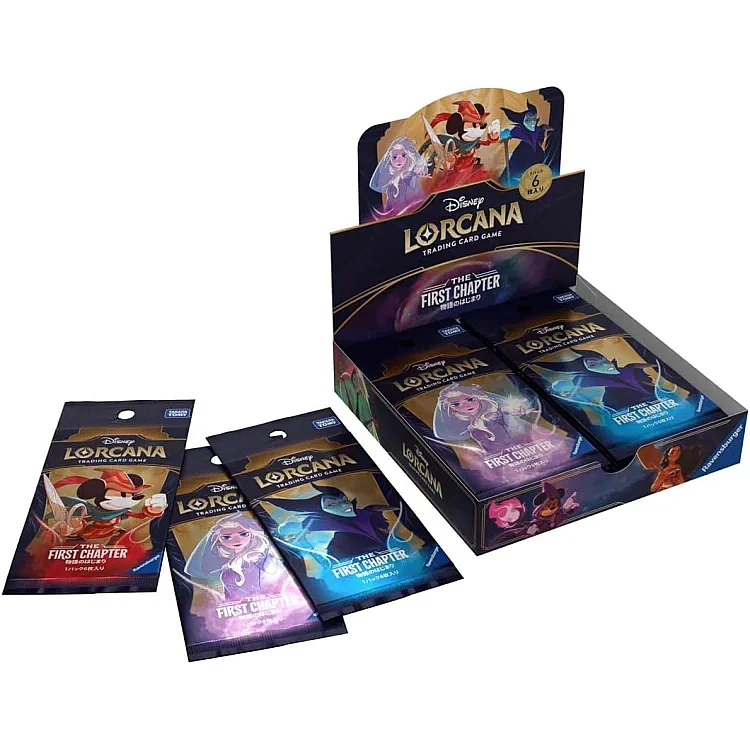 Disney Lorcana TCG Japanese Edition Booster – The First Chapter: The Beginning of the Story Sealed Case (15 Boxes)