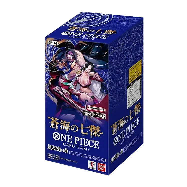 OP-14 The Azure Sea’s Seven Booster Box – Japanese ONE PIECE Card Game